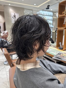 ピークアブー 原宿ハラカド(PEEK-A-BOO) ☆ウルフレイヤーショートパーマカットニュアンス原宿30代40代