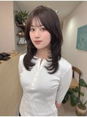 王道トップふわっと★韓国ハッシュカット/レイヤーカット顔周り