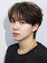 アズ ワン(AS ONE)&nbsp;シースルーマッシュ韓国メンズヘアコンマバングフェザーパーマ