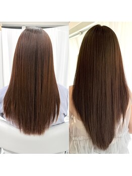 キキ(kiki)の写真/【ブリーチした髪でもストレートに出来る★】圧倒的ダメージレス施術が人気！髪質改善MENUで理想の美髪へ☆