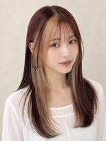 リア(Lia by KENJE) デザインカラー×韓国風レイヤー×フェイスフレーミング
