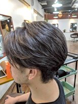 ヘアメイクボッカ(hair make Bokka)&nbsp;メンズ ナチュラルマッシュ×ツーブロック