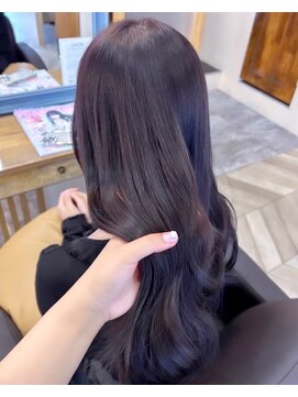 マリアバイアフロート(Maria by AFLOAT) 〇ラベンダー ブリーチなし ブリーチなしダブルカラー 髪質改善