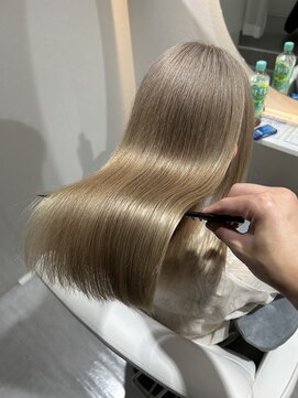 レヴァ(LEVA) 茨木ケアブリーチ×ミルクティーグレージュ