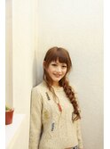 編み込みスタイル