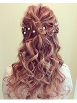 ミー(Mee)&nbsp;パールたっぷりハーフアップ☆