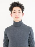 【SUN】アップバングサイドパートスパイキーショート*菅原誠*