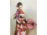 【成人式フルコース】着付け＋ヘアセット＋メイク　￥24800→￥22400