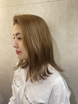 ブリング バイ スノードロップ 吉祥寺(BRING by Snowdrop) ウルフ/マチルダボブ/ピンクベージュ/インナーグレージュ/吉祥寺