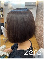 ヘアメイクゼロ 坂戸駅前店(hairmake zero) 前下がりボブ