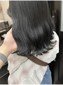 【暗染めカラー】ダークグレーカラー
