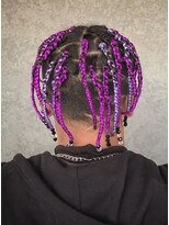 モテナ アット ベッピン(motenas at Beppin s)&nbsp;メンズ★ブロックブレイズ/紫