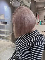 ベレーザ 原宿(Beleza) 904栗色ブロンドヘアモノトーングレージュタンバルモリボブ