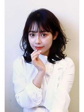 ヘアーアンドメイク エイダ(hair&make eida) グレージュカラーカール　神保町/神保町駅