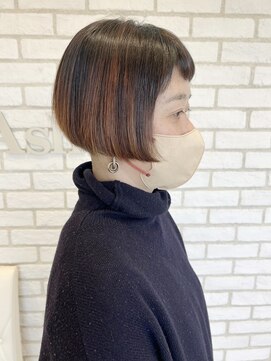 アッシュ 十日市場店(Ash) ショートボブ