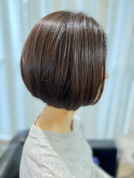 ツムグ 代官山店(TUMUGU) ストレートパーマヘルシースタイルダークアッシュ白髪ぼかし