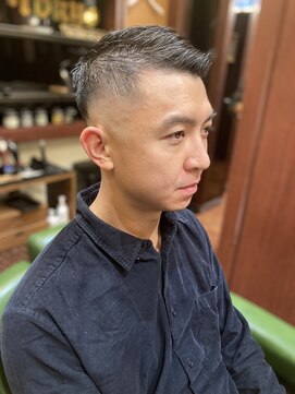 ブロートーキョー(BroTokyo) MEN'Sアッシュブラックミドルスキンフェード