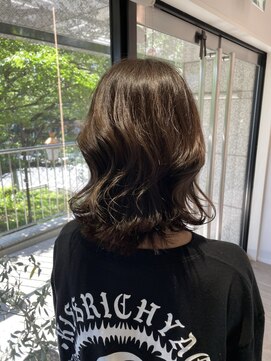 アース 国立店(HAIR&MAKE EARTH) オーガニックカラーでダークブラウン