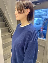 フェンヘアーアイス 中目黒(Fen.hair ici)&nbsp;外ハネヘルシースタイルショコラアッシュボブデザインカット