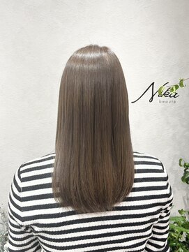 ニカ ボーテ(Nika beaute) 透明感グレージュ☆縮毛矯正×TOKIO【髪質改善】