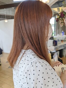 ヘアラボウィッシュ(hair labo Wish) オレンジカラー