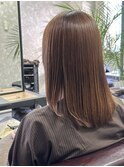 ミディアム×髪質改善ストレート