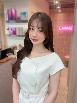 ラルムバイシー 新宿(LARME by Sea) 韓国ヘア/ココアブラウン/顔まわりカット【Kaya】