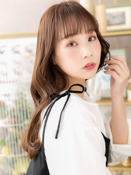 カバーヘア イヴ 戸頭店(COVER HAIR EVE) シースルーバングくせ毛風ニュアンスパーマa戸頭20代30代40代