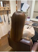 レイヤー/小顔フェミニンロング/ニュアンスカラー/うる艶美髪