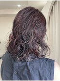 20代30代40代　ブロッサムカラー×ウェーブパーマ