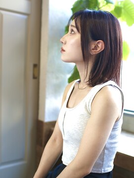 バース(BIRTH) 天神【BIRTH】こなれミディイメチェン前髪暖色カラー20代30代　2