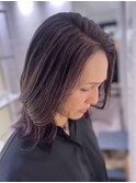 ヘアマニキュアでつくる白髪ぼかし 脱白髪染め