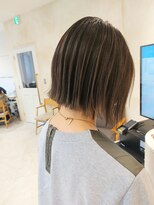 カムバイネオリーブ 溝の口店(Cam by neolive) ☆切りっぱなしボブ・ミルクティーベージュ☆メルティーカラー