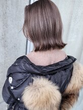 ヘア ロビー(hair Lobby) グレー×ブラウン(ラベンダー寄り)