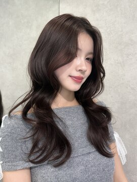 ルームバイシー 新宿(Loom. by Sea) 大人ガーリー×ダークアッシュ[似合わせカット/ミディアム]