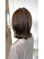 プレデフリュー 北白川本店(PUREE de FLEURS) 10代/20代/30代/40代/京都/ミディアム/レイヤー/ベージュ/学割