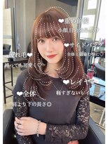 シエンゴールド(CIEN gold)&nbsp;レイヤーカット/顔周りカット/前髪カット#浜松駅#カラー