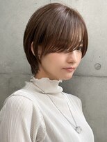 ギークス(GEEKS)&nbsp;【GEEKS渋谷】ショートレイヤー/冬カラー/チャコールグレー/小顔