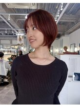 ホリー(HOLLY) レッド＋ショートボブ