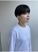 柔らかフォルムの刈り上げマッシュ