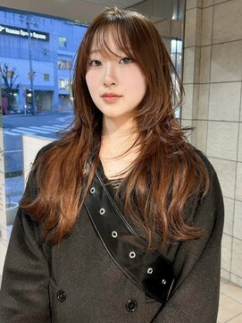 ムーン バイ ケンジ(moon by KENJE) hinari/ブリーチなしダブルカラー/ハニーブラウン/透明感カラー