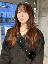 ムーン バイ ケンジ(moon by KENJE) hinari/ブリーチなしダブルカラー/ハニーブラウン/透明感カラー