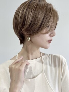 ポケット 渋谷(POCKET) ハンサムショート×ハイライト 渋谷美容室ショートヘアショート