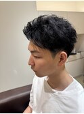 七三かきあげアップバング