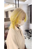 アンドソー 池袋(&so.) デザインカラー/ウルフカット