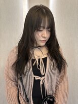 エムサロン 元総社(emusalon) 【Yuuka】ゆるっとレイヤー×透け感オリーブ