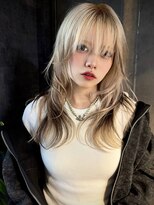 イリス 心斎橋(.elice)&nbsp;elice20代韓国ロングレイヤー透明感カラー艶髪048