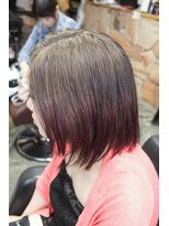 オーバーキャプテンネイキッド(OVER CAPTAIN NAKED)&nbsp;ピンクグラデ★ボブ