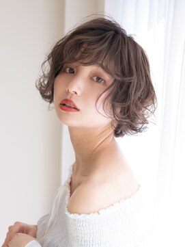 ヘアアンドエステ ヒロイン 西麻布本店(Hair&Esthe HIROIN) 『HIROIN西麻布本店』大人可愛いくびれセミディ×エッジショート