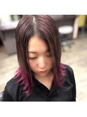 ハイライト&グラデーション 艶カラー
